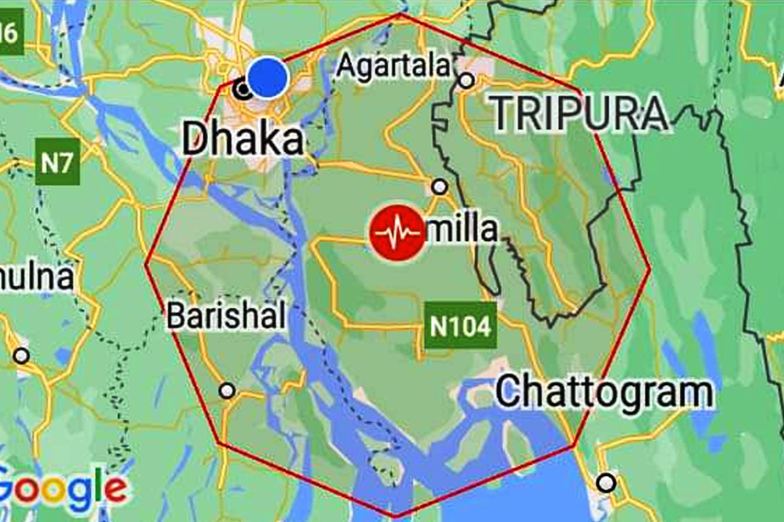 ভূমিকম্পে কেঁপে উঠলো ঢাকাসহ বিভিন্ন এলাকা