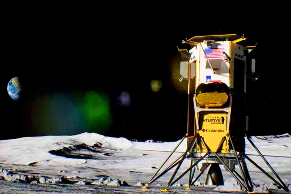 ৫০ বছর পর ফের চাঁদে অবতরণ করল আমেরিকার মহাকাশযান