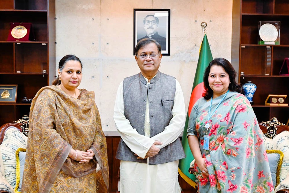 পররাষ্ট্রমন্ত্রীর সঙ্গে জাতিসংঘ নারী সংস্থার (ইউএন ওমেন) প্রতিনিধির সাক্ষাৎ