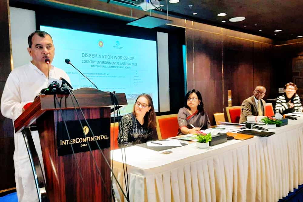 সকল উন্নয়ন সহযোগীদের একক প্ল্যাটফর্মে আসা প্রয়োজন: পরিবেশমন্ত্রী