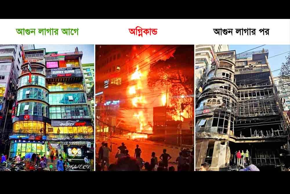 আন্তর্জাতিক গণমাধ্যমে বেইলি রোডের অগ্নিকান্ড