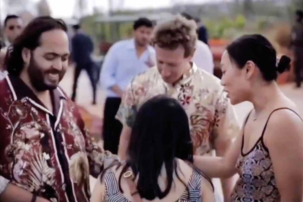 অনন্ত আম্বানির ঘড়ি দেখে মুগ্ধ মার্ক জাকারবার্গের স্ত্রী