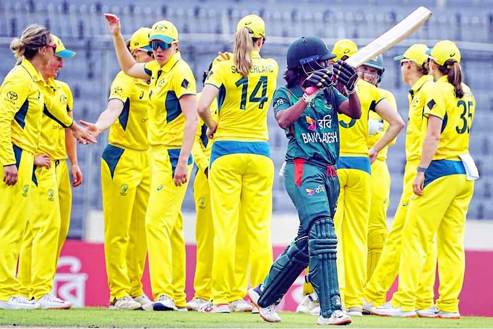 অস্ট্রেলিয়ার কাছে ওয়ানডে সিরিজ হারল বাংলাদেশের মেয়েরা