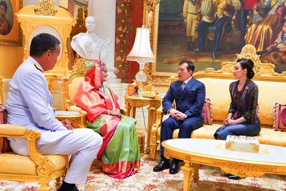 থাইল্যান্ডের রাজা-রানীর সঙ্গে প্রধানমন্ত্রীর সৌজন্য সাক্ষাৎ