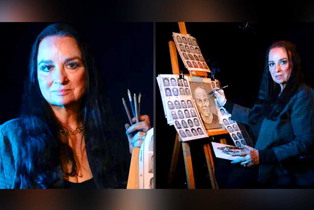 ফরেনসিক শিল্পী ছবি এঁকে ১৩০০ অপরাধী শনাক্ত করেছেন