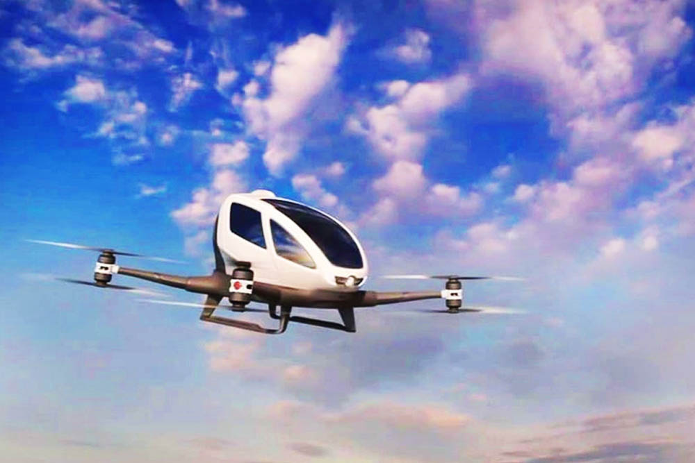 হজযাত্রীদের জন্য এবার  উড়ন্ত ট্যাক্সি ও ড্রোনে পরিবহন সেবা