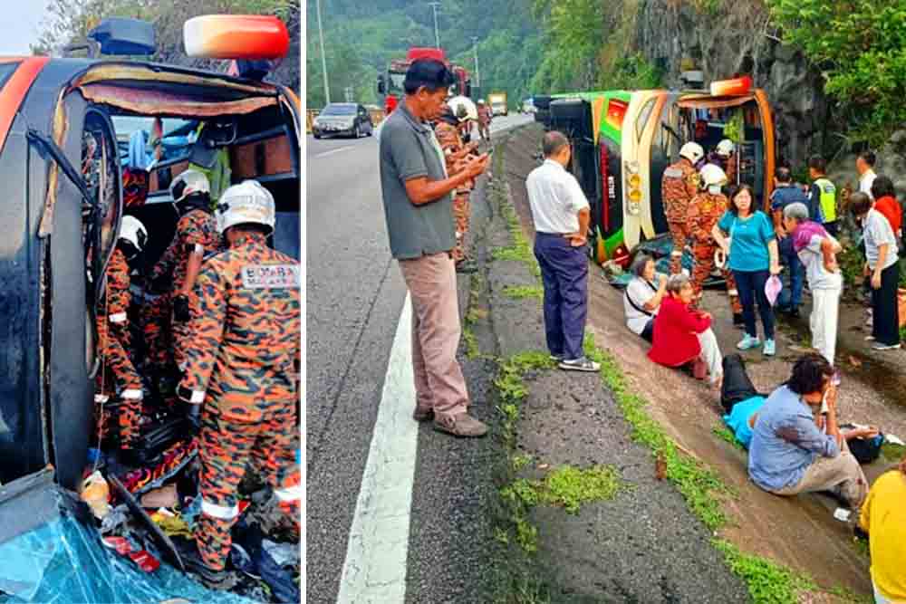 মালয়েশিয়ার ইপোতে বাস দূর্ঘটনা, হতাহত ৪০ জন