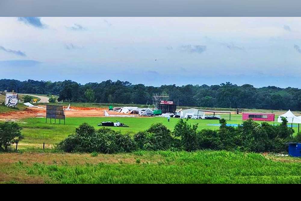 ঝড়ে লণ্ডভণ্ড স্টেডিয়াম, বাংলাদেশ-যুক্তরাষ্ট্র সিরিজ ‘অনিশ্চিত’