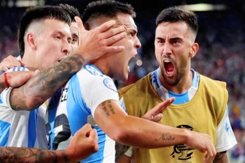 মার্তিনেসের গোলে কোপার কোয়ার্টার ফাইনালে আর্জেন্টিনা