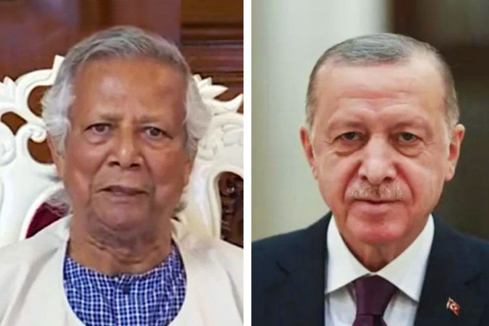 প্রধান উপদেষ্টাকে এরদোগানের ফোন, নিজ দেশ ভ্রমণে পরস্পরের আমন্ত্রণ