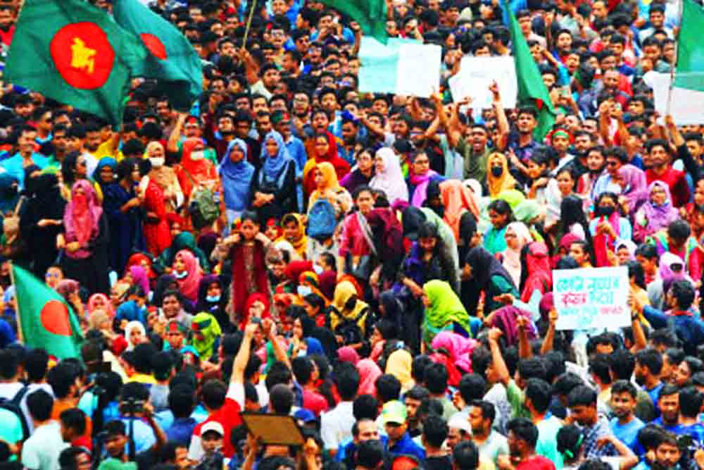 বৈষম্যবিরোধী ছাত্র আন্দোলনের শুক্রবার কর্মসূচী ‘প্রার্থনা ও ছাত্র-জনতার গণমিছিল’