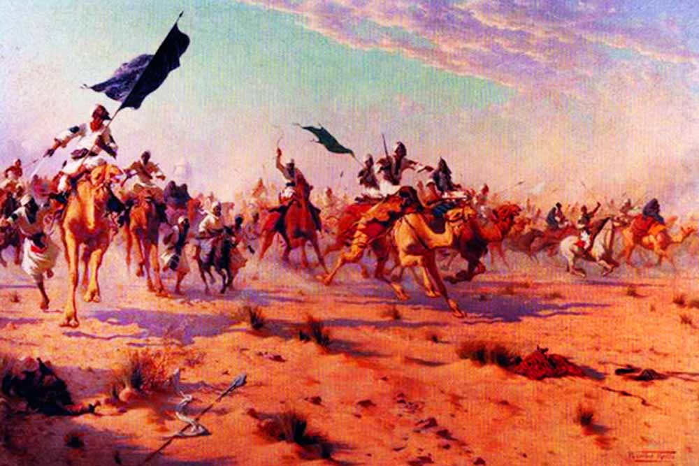 উহুদের যুদ্ধের পর মুসলিম বাহিনীর বিপ্লবের মুখোমুখি হওয়া