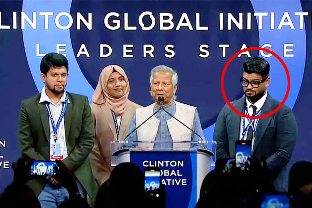 যুক্তরাষ্ট্রে সিজিআই স্টেজে ‘তৃতীয় ব্যক্তি’র বিষয়ে যা বললেন মাহফুজ আলম