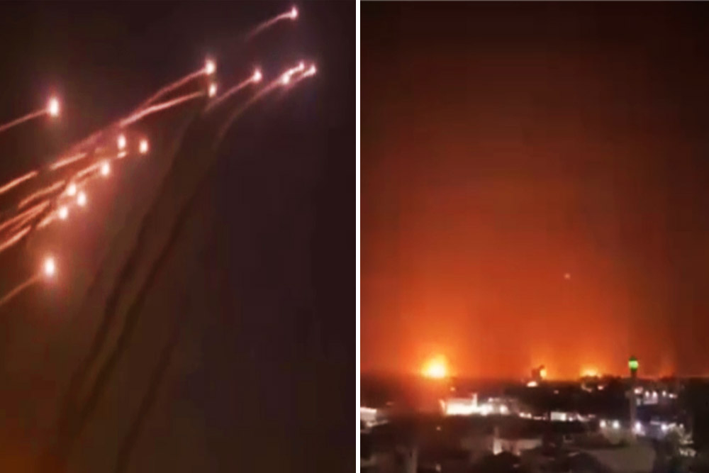 ইসরায়েলের ভূখণ্ডে ইরানের একের পর এক ক্ষেপণাস্ত্র হামলা