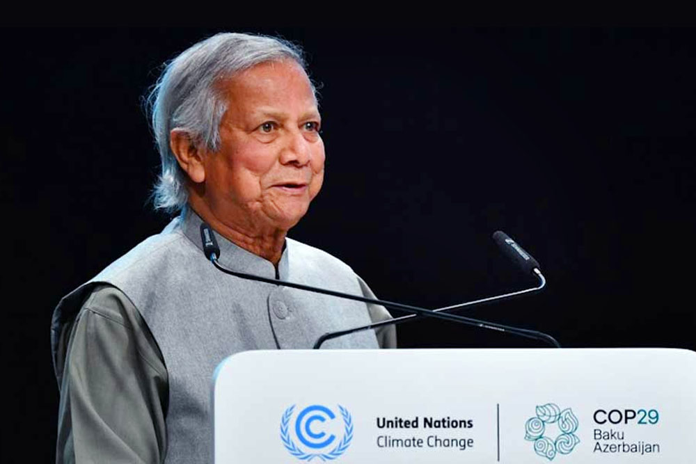 বৈশ্বিক অর্থনৈতিক কাঠামোই পরিবেশ ধ্বংসের কারণ: ড. মুহাম্মদ ইউনূস