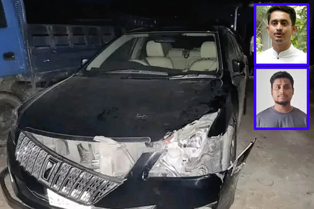 চট্টগ্রামে হাসনাত-সারজিসের গাড়িবহরে ট্রাকের ধাক্কা