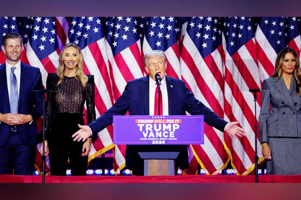 যুক্তরাষ্ট্রের ৪৭ তম প্রেসিডেন্ট ডোনাল্ড ট্রাম্প বিজয় ঘোষণা করে যা বললেন