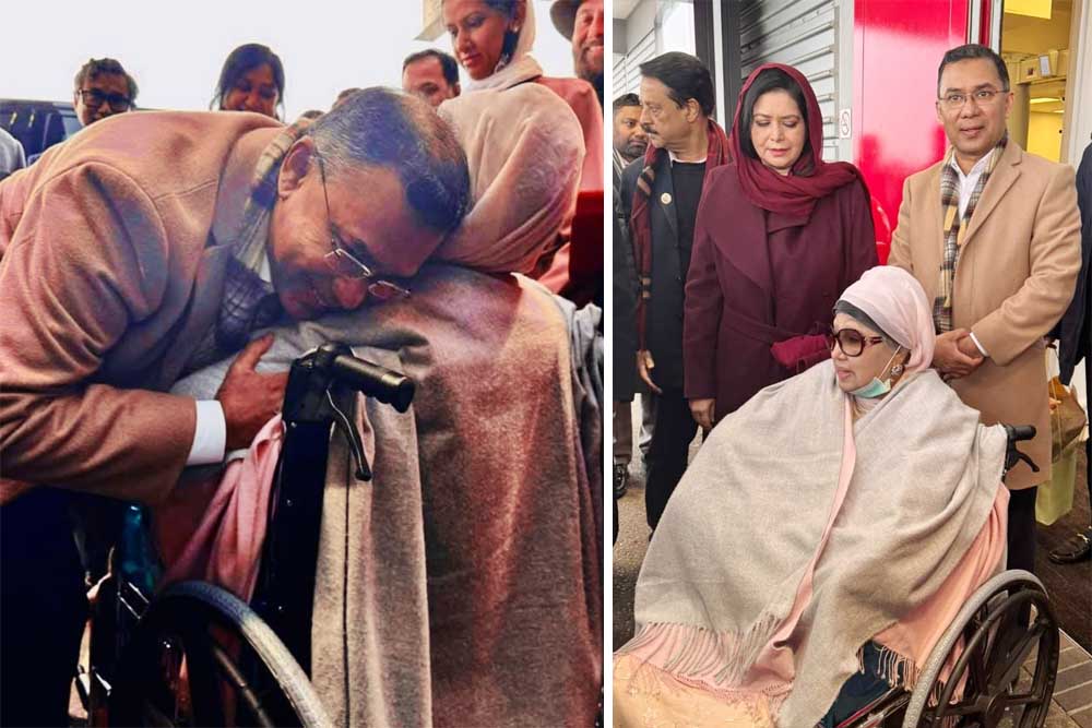 ৭ বছর পর মা-ছেলের আবেগঘন মিলন