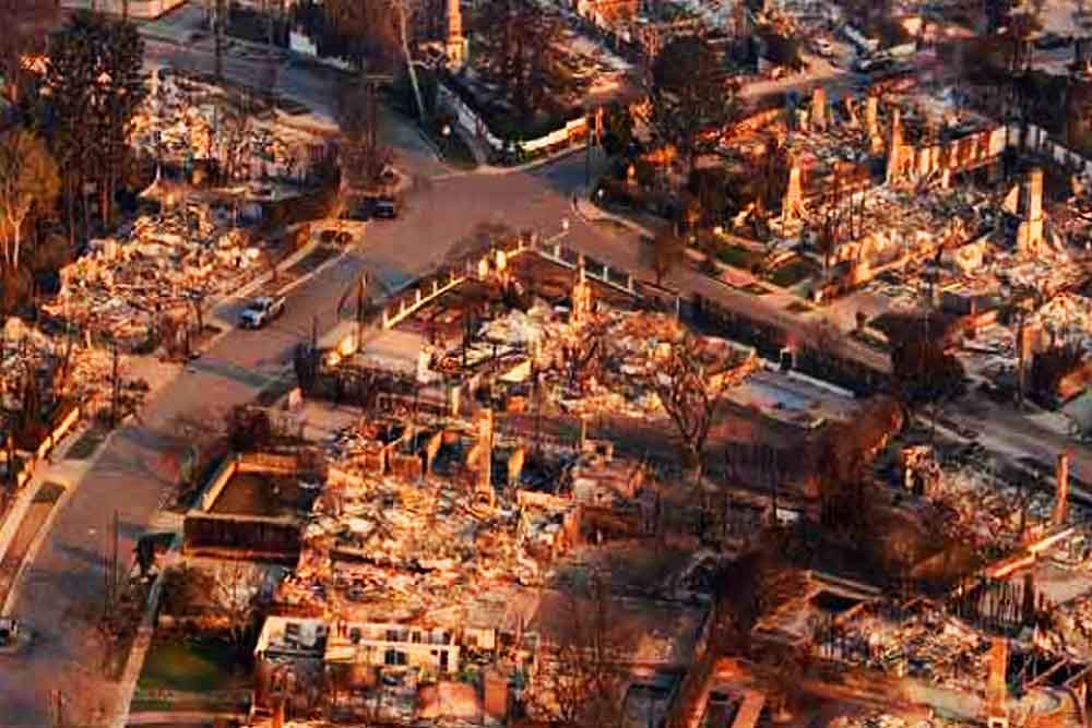 দাবানলে লস অ্যাঞ্জেলেসে প্রাণহানি বেড়ে ১০, এখন পর্যন্ত যা জানা গেল