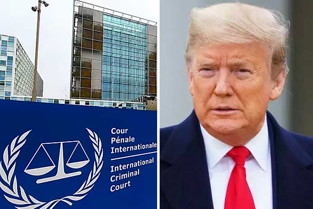 অবৈধ’ অভিহিত করে আন্তর্জাতিক অপরাধ আদালতের ওপর ট্রাম্পের নিষেধাজ্ঞা