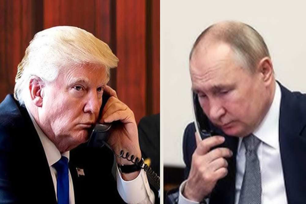 ইউক্রেন যুদ্ধ বন্ধে ট্রাম্প-পুতিন ফোনালাপ