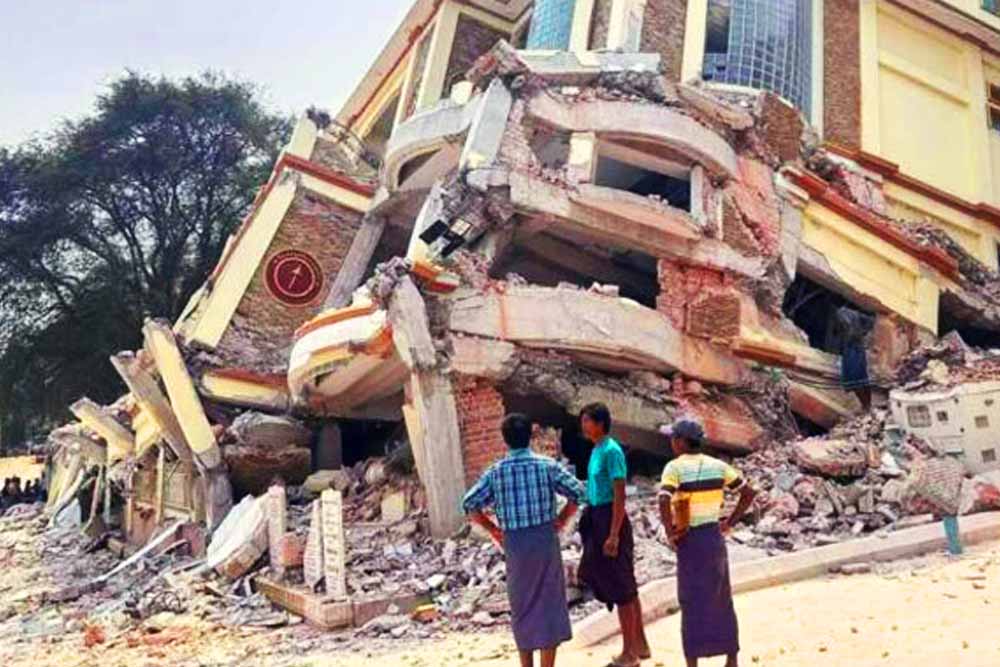 ভূমিকম্পের পর মিয়ানমারে জরুরি অবস্থা জারি