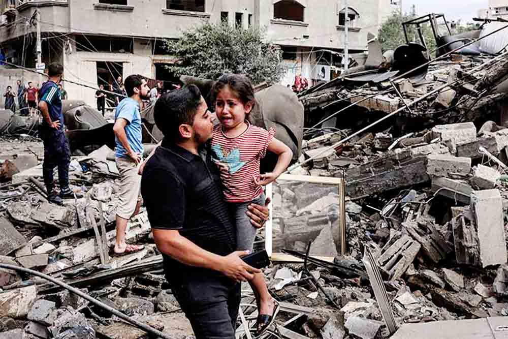 গাজায় ইসরায়েলের বিমান হামলায় আরও ৩৮ জন নিহত