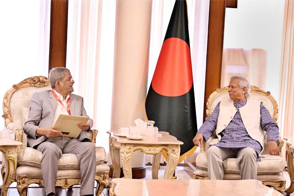 প্রধান উপদেষ্টার সঙ্গে বিএনপি’র বৈঠক