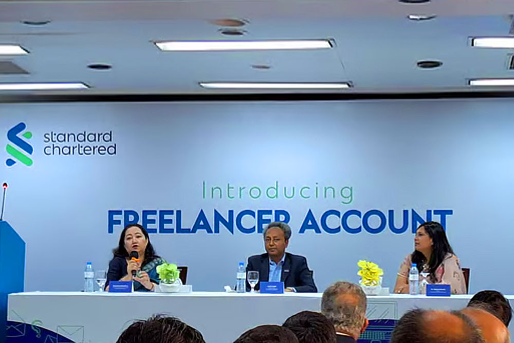 বিনা খরচে স্ট্যান্ডার্ড চার্টার্ড ব্যাংকে হিসাব খুলতে পারবেন ফ্রিল্যান্সাররা