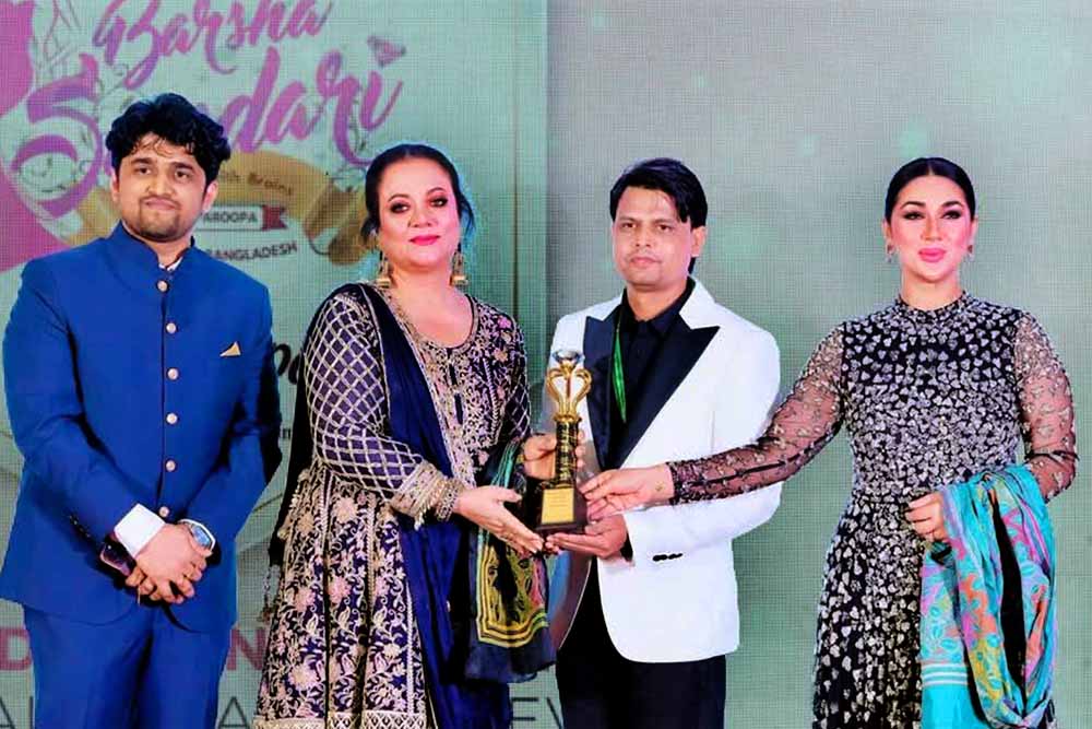 নেপালে ‘জিনিয়াস অ্যাওয়ার্ড’ পেলেন সাংবাদিক কায়সার হামিদ হান্নান