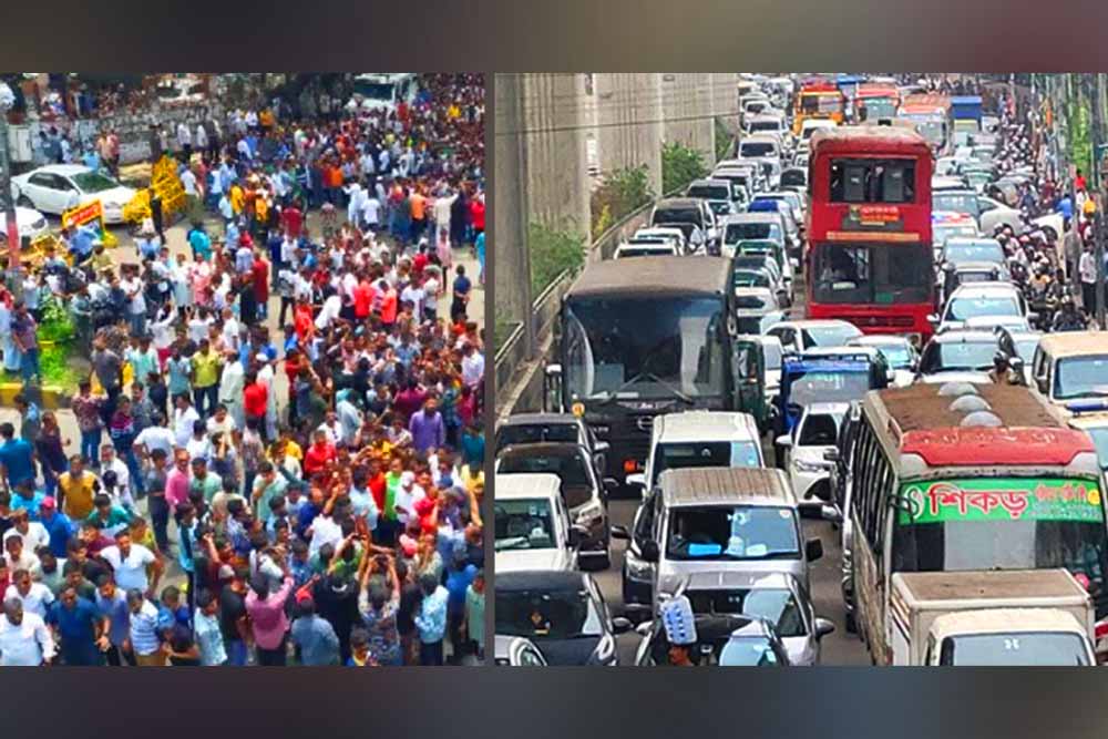 দাবী আর আন্দোলনে স্থবির অর্থনীতি