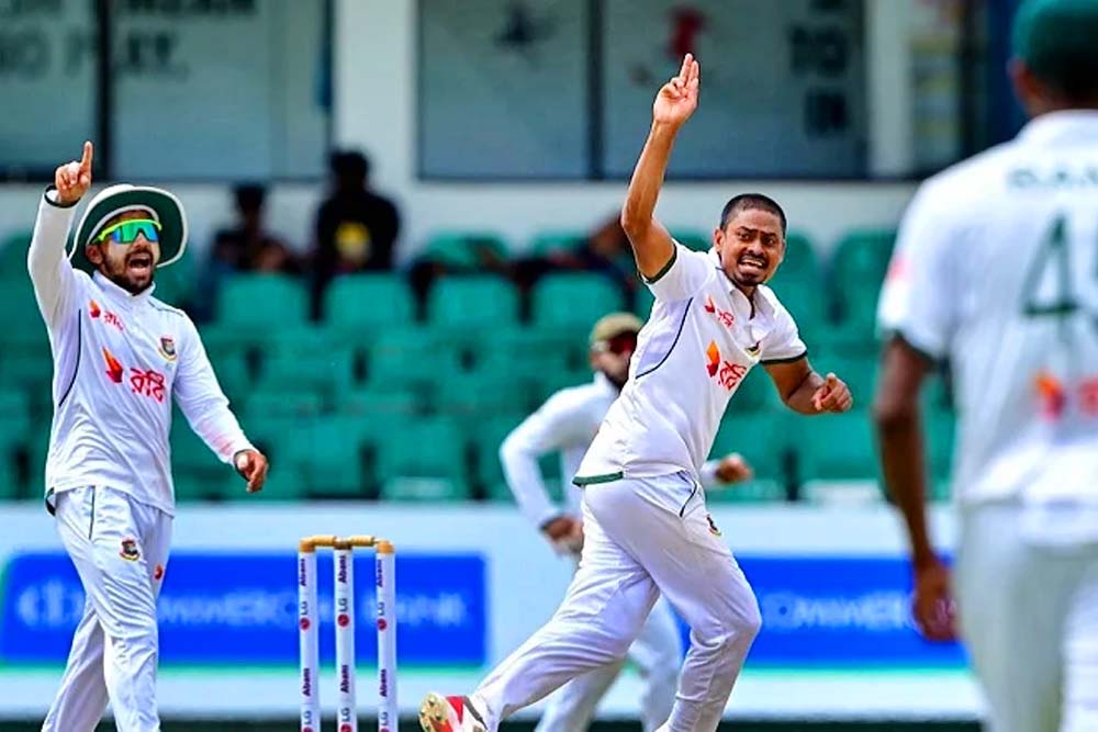 তাইজুলের ৫ উইকেট, ৪৫৮ রানে অলআউট শ্রীলঙ্কা