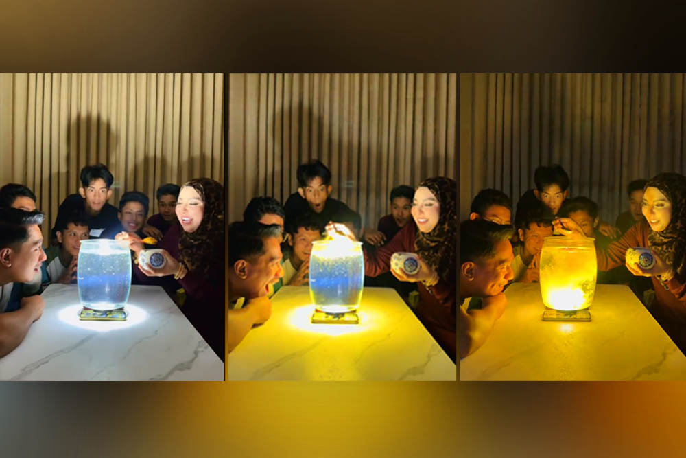 গ্লাসের পানিতে গুঁড়া হলুদ মেশানোর ট্রেন্ডিং ভিডিওটির আসলে কী রহস্য?