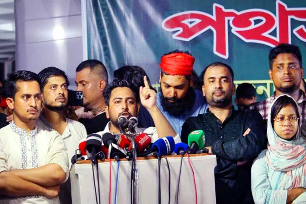 ৫ আগস্ট লক্ষ্য ছিল গণভবন, এবার জাতীয় সংসদ: নাহিদ ইসলাম