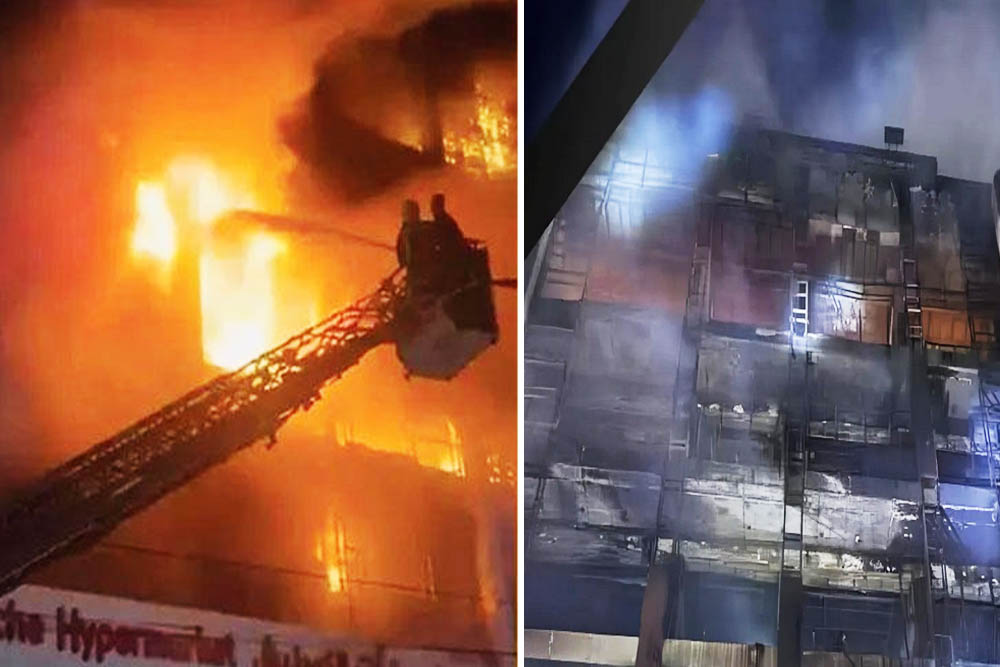 ইরাকে শপিংমলে ভয়াবহ অগ্নিকাণ্ডে নিহত ৬০, আহত অনেক