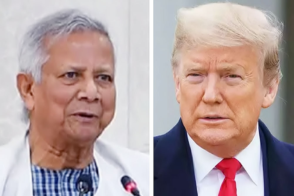 ৩৫ শতাংশ শুল্কের কথা জানিয়ে অধ্যাপক ইউনূসকে চিঠি লিখলেন ডোনাল্ড ট্রাম্প