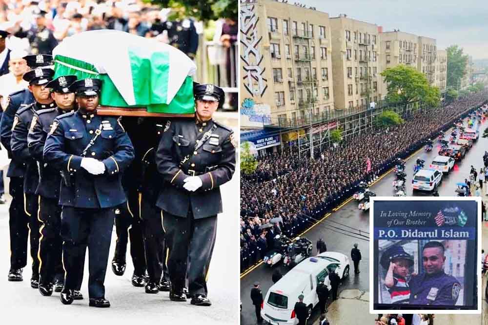 নিউইয়র্কের হাজারো মানুষ অশ্রুসিক্ত চোখে বাংলাদেশি দিদারুলকে জানাল বিদায়