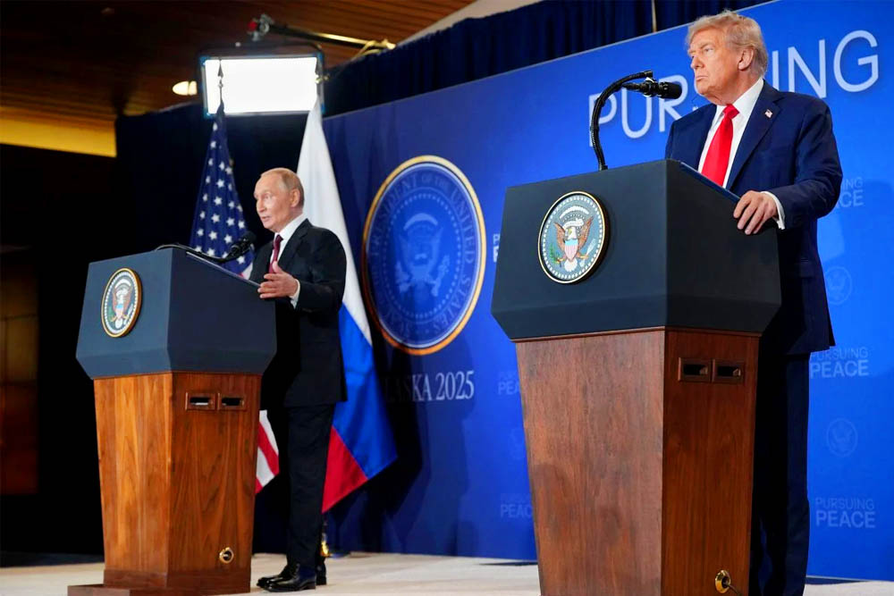 আলাস্কায় পুতিন-ট্রাম্প বৈঠক,  ‘খুবই ফলপ্রসূ’ হয়েছে, তবে চূড়ান্ত লক্ষ্যে ‘পৌঁছানো যায়নি’: ট্রাম্প