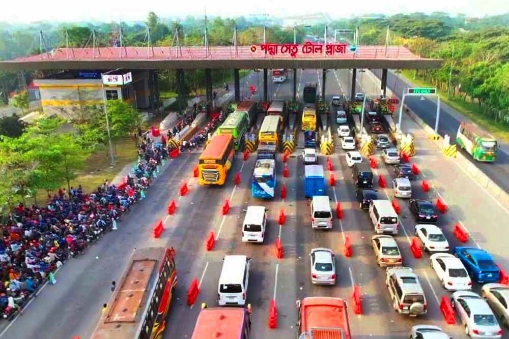 পদ্মা সেতুতে আজ থেকে শুরু হচ্ছে স্বয়ংক্রিয়ভাবে টোল আদায়