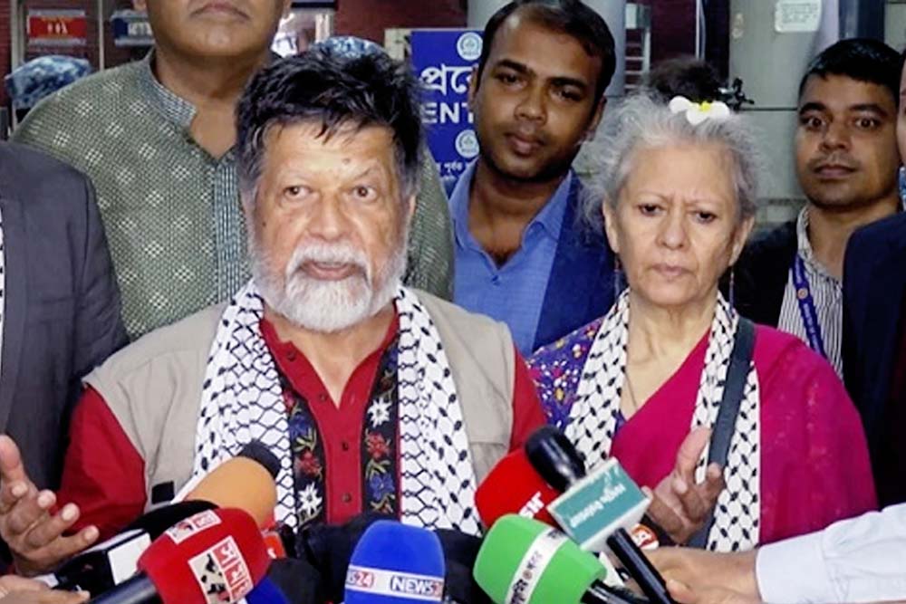 দেশে ফিরলেন শহিদুল আলম, বললেন এখনো মুক্ত হয়নি গাজাবাসী