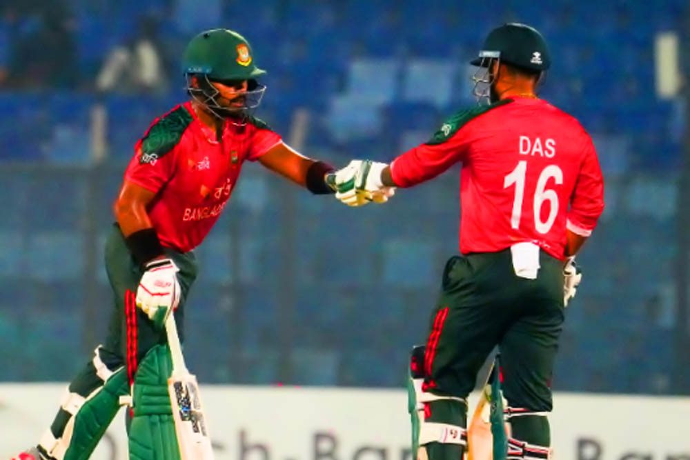 লিটনের ফিফটি, ৪ উইকেটের জয়ের সমতায় সিরিজ জয়ের আশা বাঁচিয়ে রাখল বাংলাদেশ