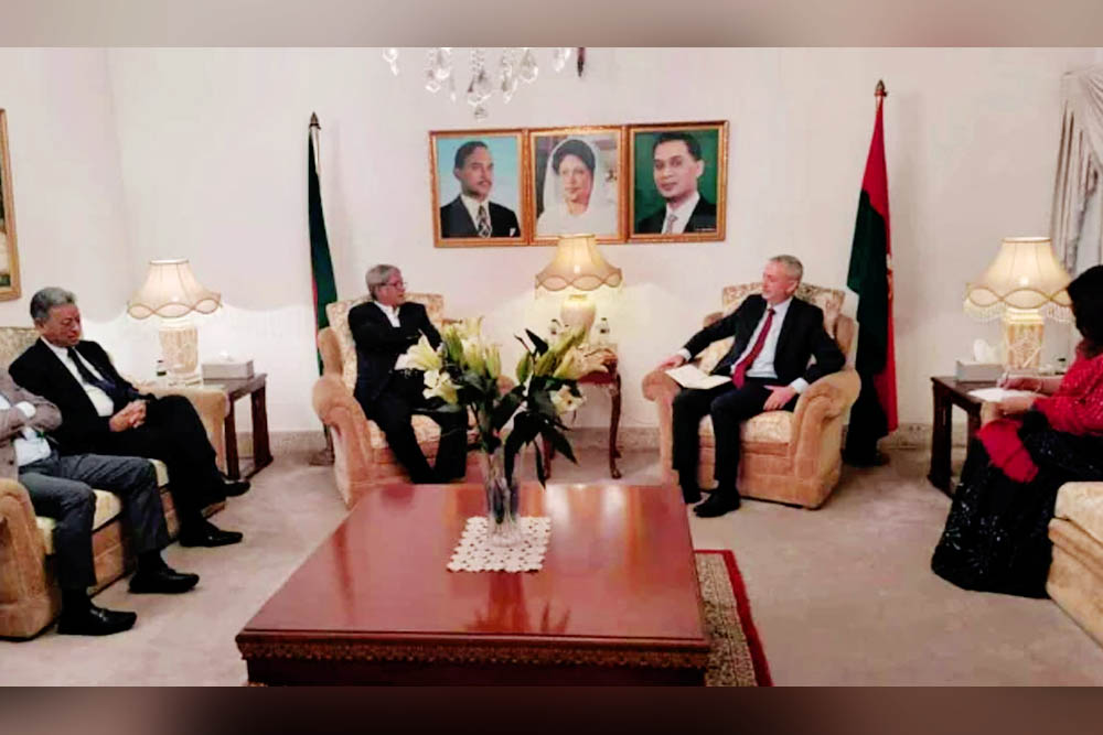 মির্জা ফখরুলের সঙ্গে ইইউ রাষ্ট্রদূত মিলারের সাক্ষাৎ