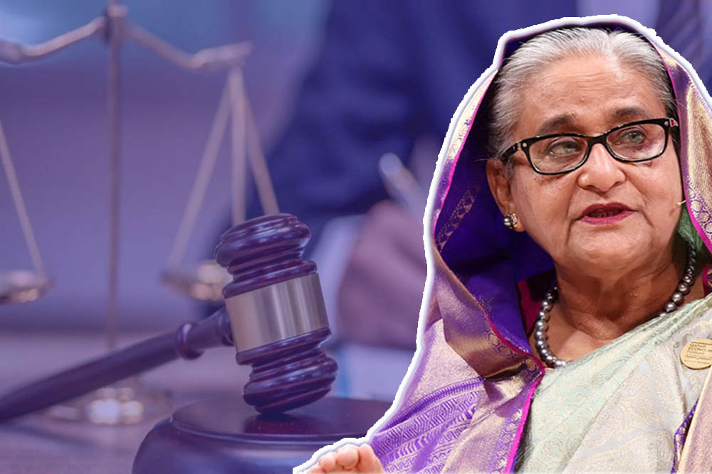 শেখ হাসিনার মানবতাবিরোধী অপরাধের রায় সোমবার, সরাসরি সম্প্রচার করবে বিটিভি