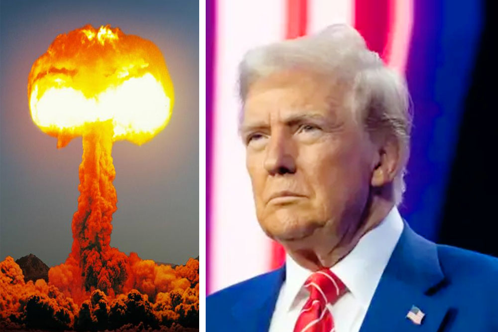দুনিয়াকে ১৫০ বার ধ্বংস করা সম্ভব যুক্তরাষ্ট্রের পারমাণবিক অস্ত্র দিয়ে : ডোনাল্ড  ট্রাম্প