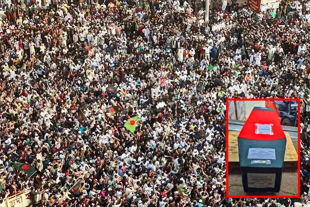 হিমঘরে হাদি কফিনবন্দি, দেশজুড়ে প্রতিবাদের উত্তাপ