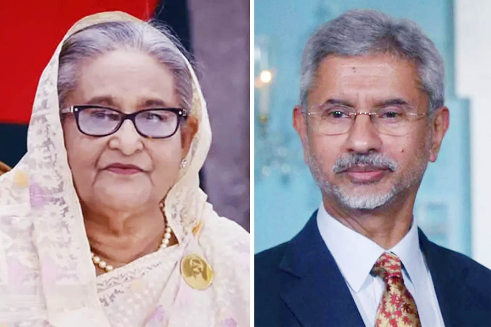 ভারতেই থাকবেন কি না, সিদ্ধান্ত শেখ হাসিনাই নেবেন: এস জয়শঙ্কর