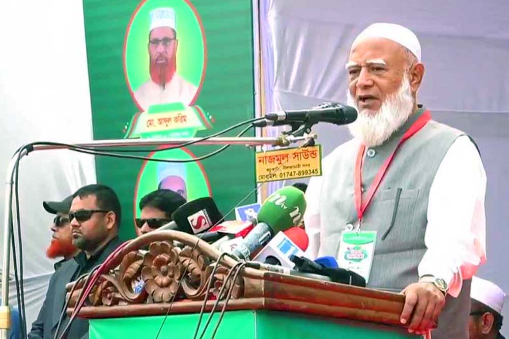 তিস্তাসহ মরা নদীগুলোর জীবন ফেরাতে চাই: জামায়াতে ইসলামীর আমির শফিকুর রহমান