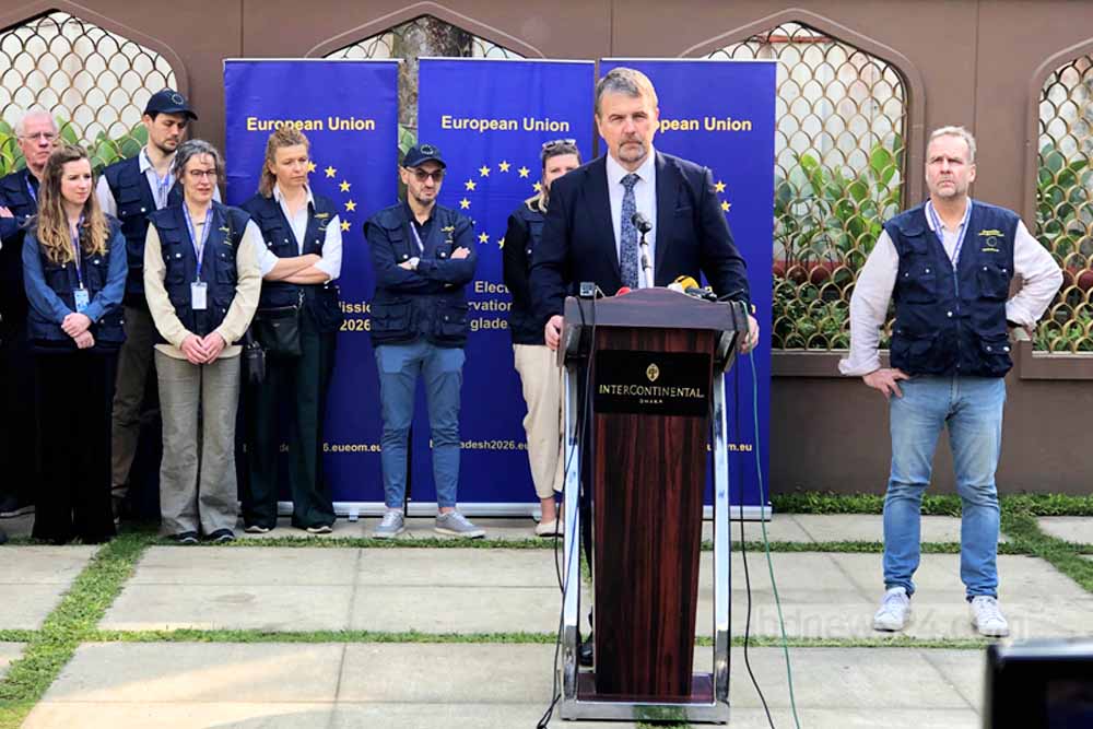 নির্বাচনী পরিবেশ খুবই ইতিবাচক ও আশাব্যঞ্জক: ইইউ প্রধান পর্যবেক্ষক