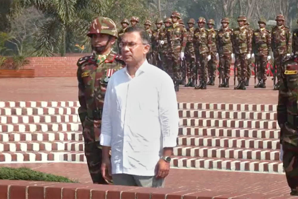 জাতীয় স্মৃতিসৌধে প্রধানমন্ত্রীর শ্রদ্ধা