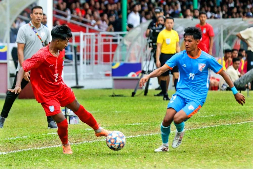 ভারতের সঙ্গে ড্র করে সেমিফাইনালে বাংলাদেশ